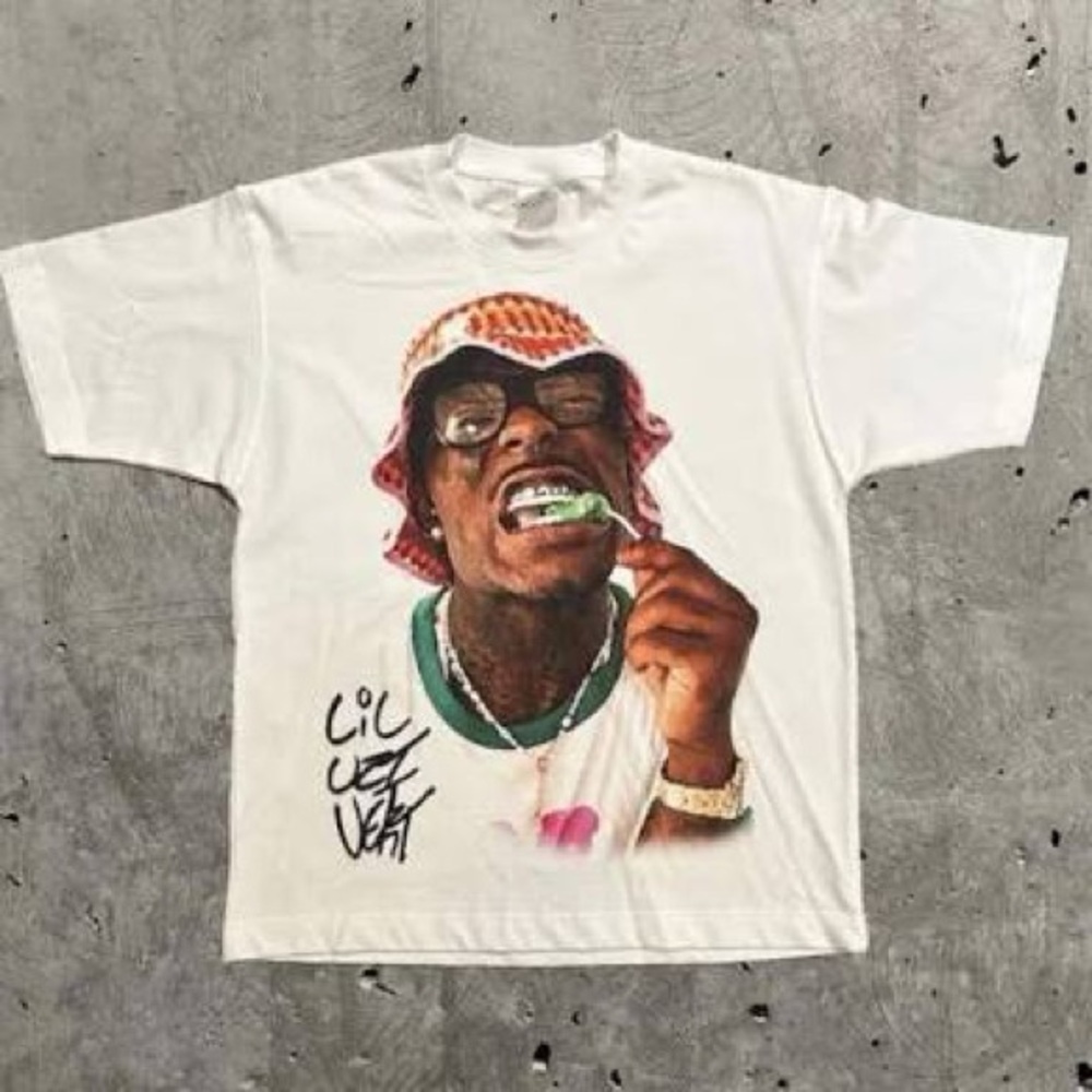 Graphic White T-Shirt with Colorful Print
